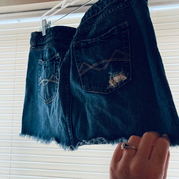 Mossimo Distressed Jean Mini Skirt - Picture 3 of 3